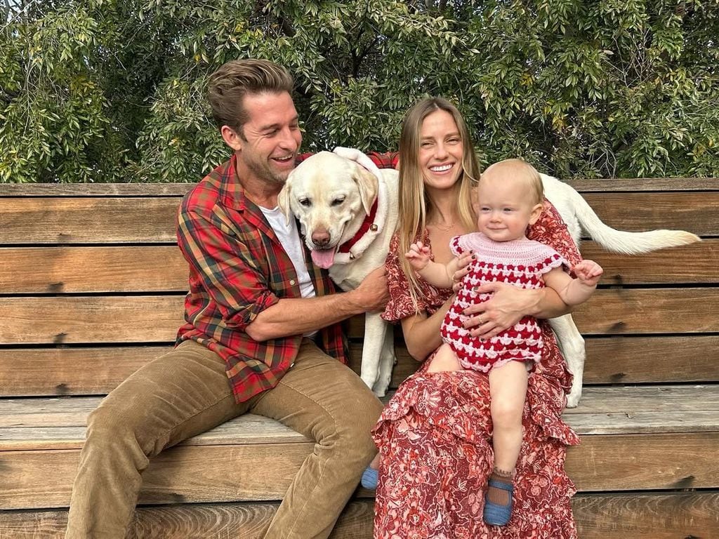 Scott, Lindsay, leur fille et leur chien