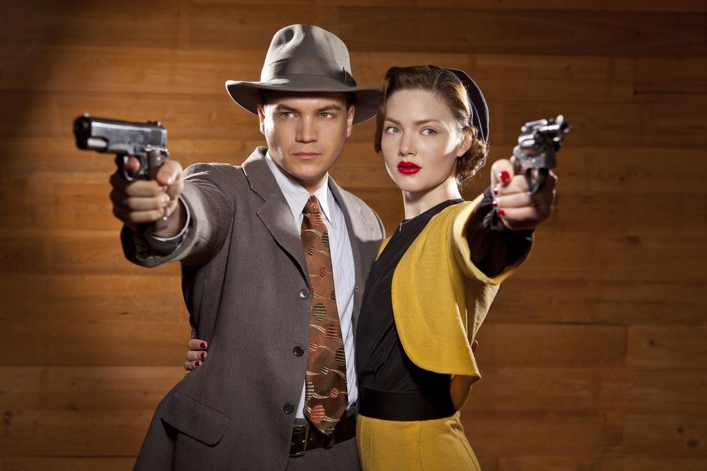 Emile Hirsch and Holliday Grainger in 2013's Bonnie and Clyde