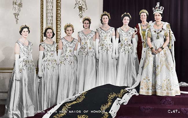 queen maids of honour