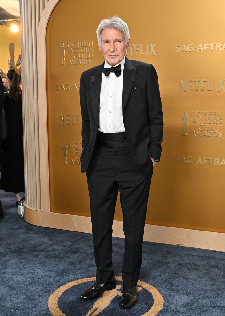 Harrison Ford attends the 31st Annual Screen Actors Guild Awards at Shrine Auditorium and Expo Hall on February 23, 2025 in Los Angeles, California