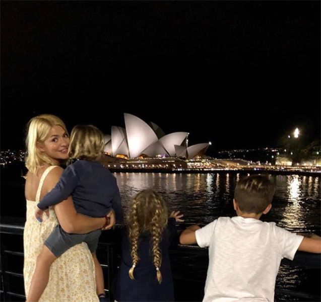 holly willoughby children in australia