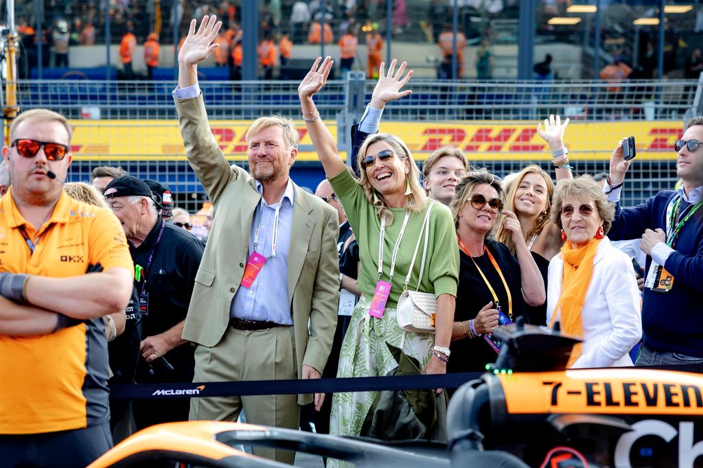 The Dutch royals were all smiles 