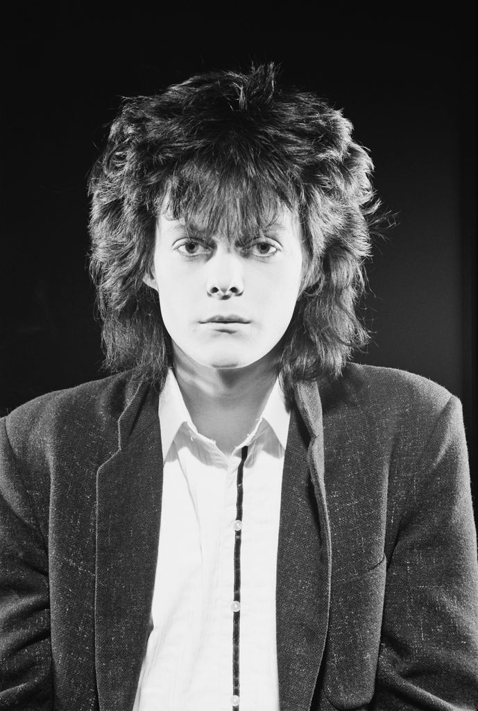 Headshot of Kenny Morris, drummer with British New Wave band Siouxsie and the Banshees