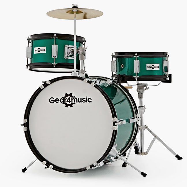 green drum kit