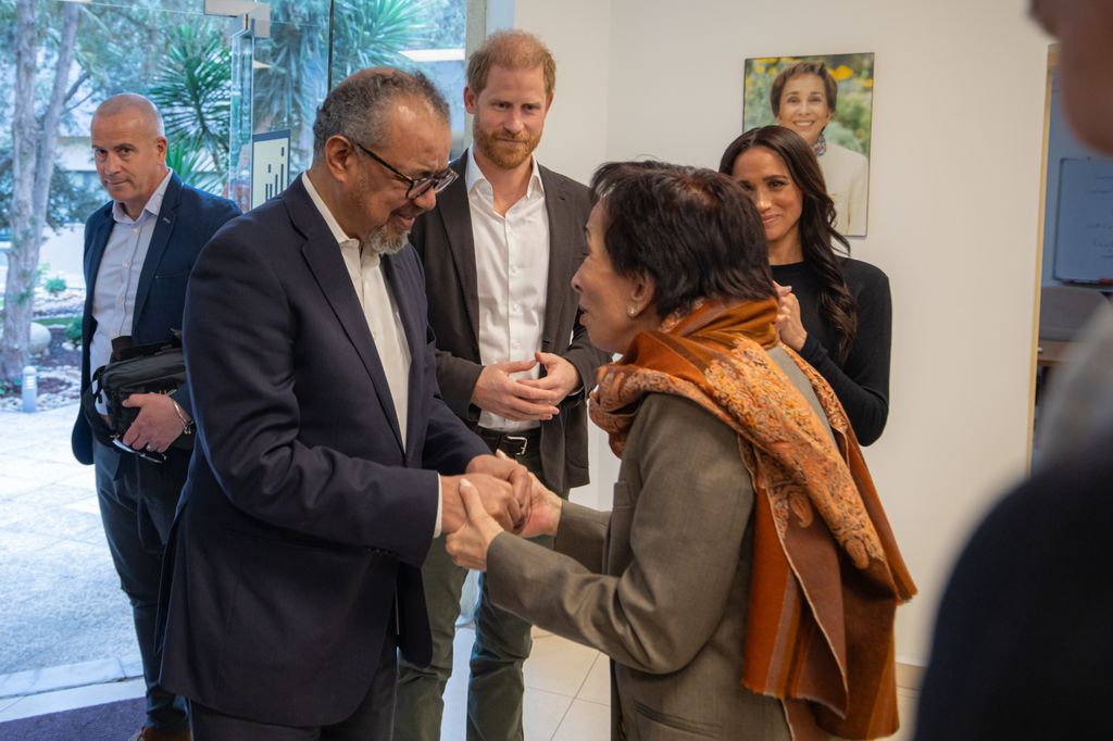 Meghan et Harry ont visité le Fonds hachémite jordanien pour le développement humain le 26 février.