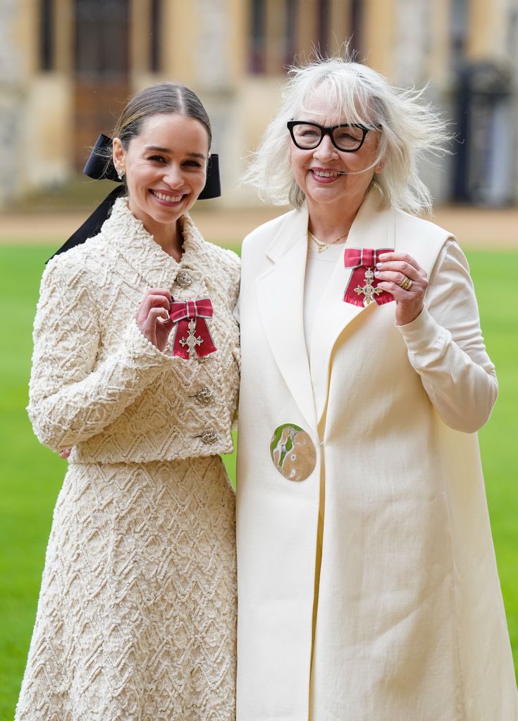 Emilia Clarke and mother Jennifer Clarke