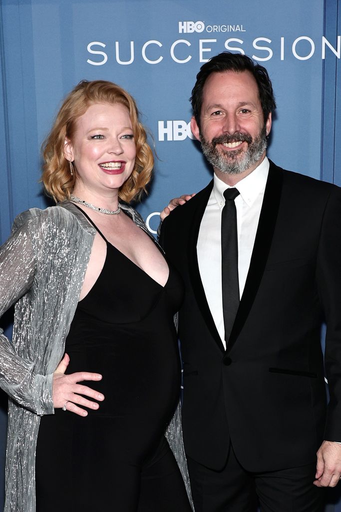 Sarah Snook and Dave Lawson attend the HBO's "Succession" Season 4 Premiere at Jazz at Lincoln Center on March 20, 2023 in New York City