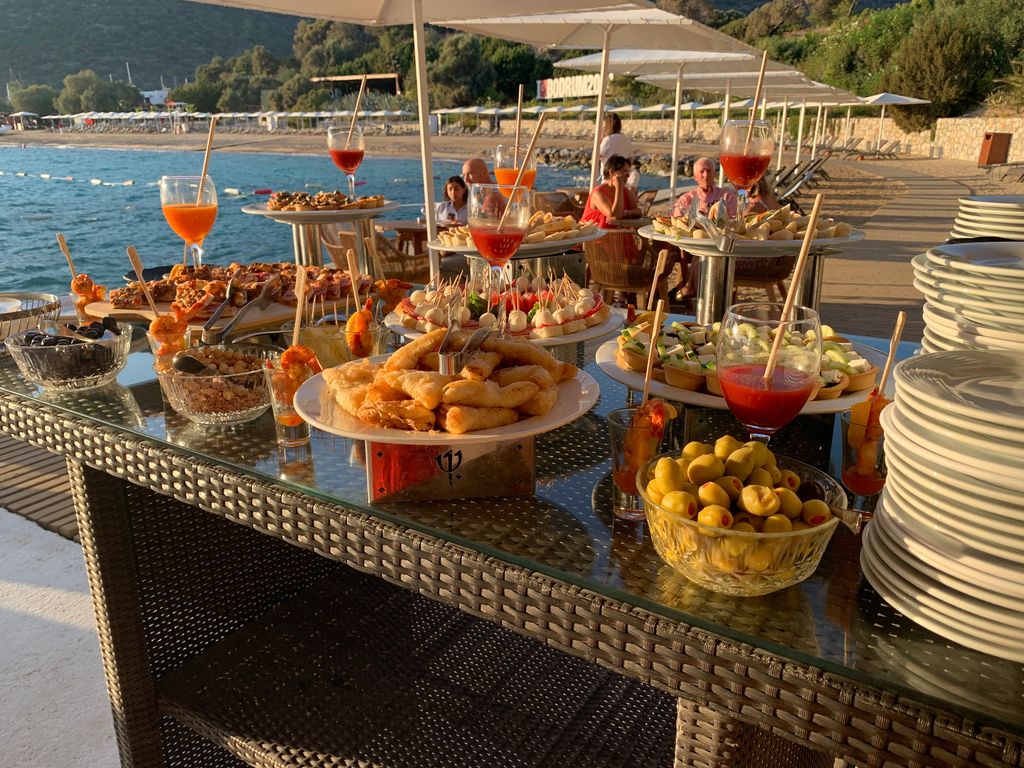 The food at the resort was delicious and the views spectacular!