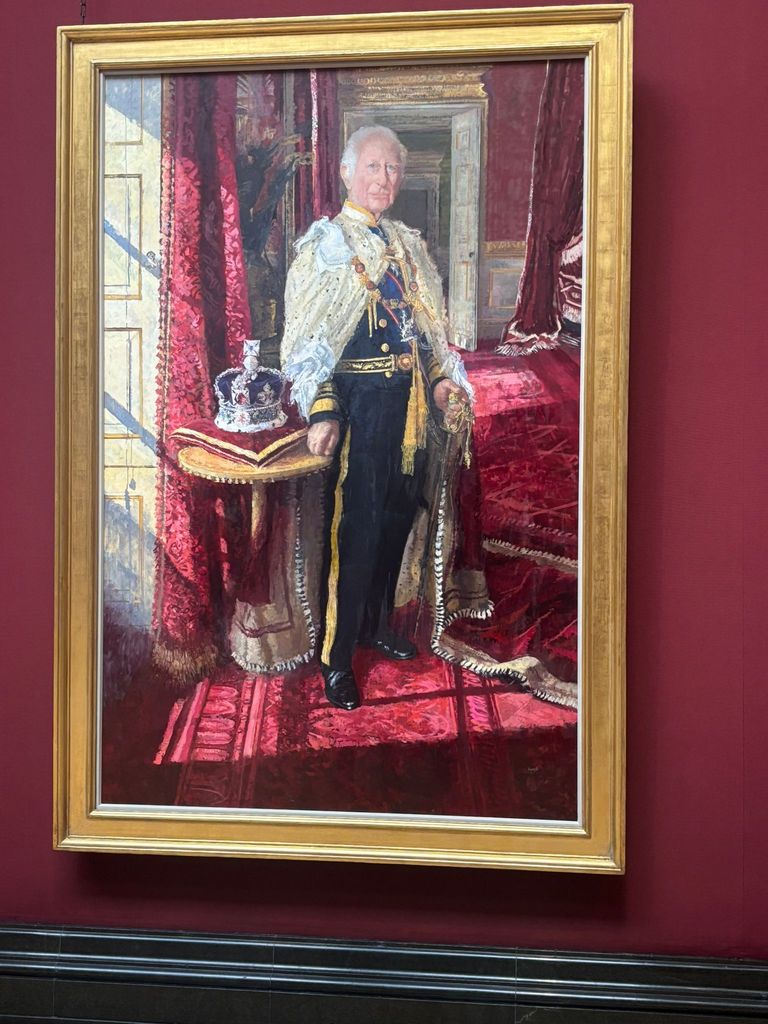 Charles' portrait was crreated by Peter Kuhfelf