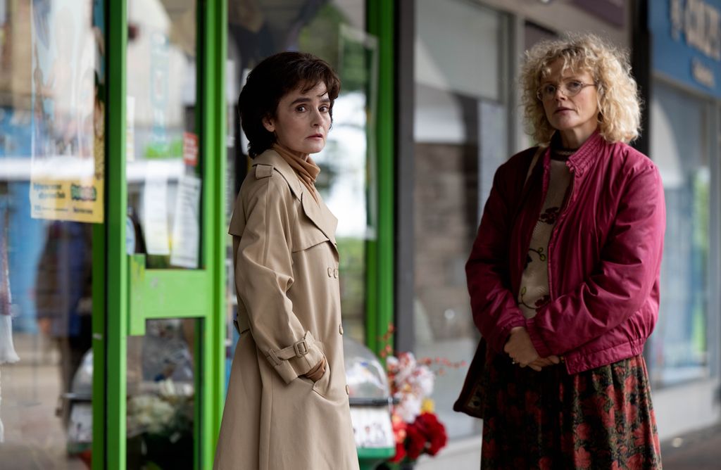 The film features a stellar British cast, including Shirley Henderson, left, and Maxine Peake, right