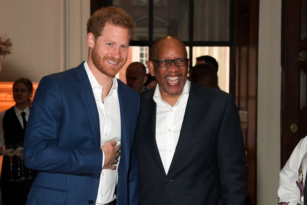Prince Harry with Prince Seeiso of Lesotho