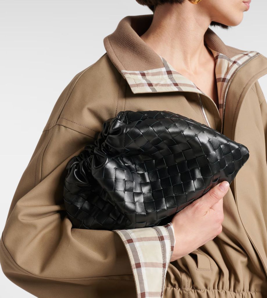 The Bottega Veneta clutch bag is a popular choice with fashion lovers