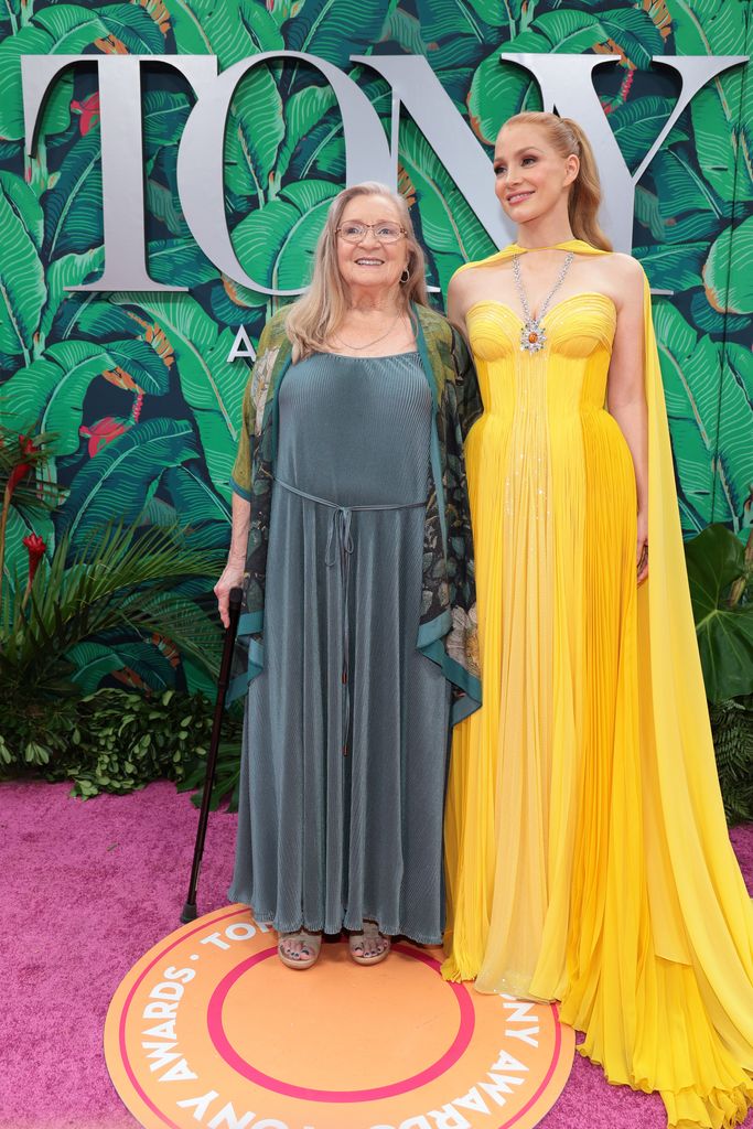 Jerri Chastain and Jessica Chastain attend The 76th Annual Tony Awards at United Palace Theater on June 11, 2023 in New York City
