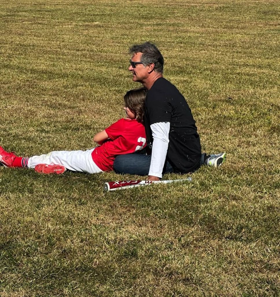 Don Mattingly and his son