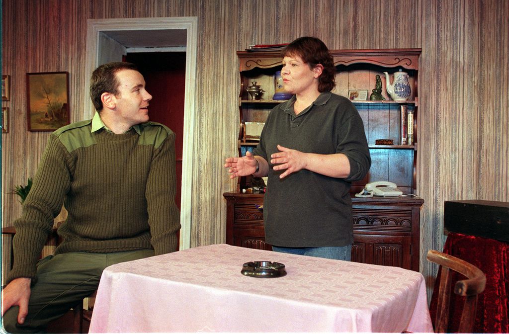 Charlotte Barker acting opposite David Maybrick