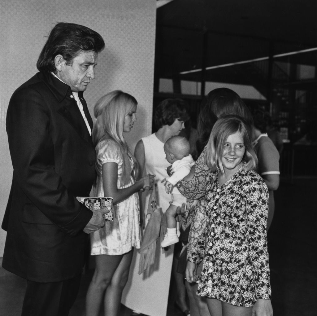 johnny cash and kids 1970