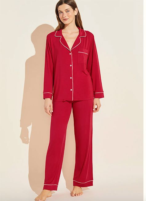 eberjey red pyjamas for women