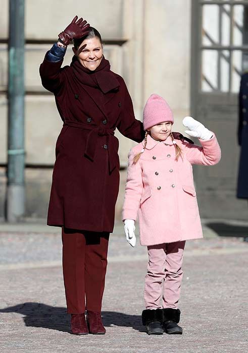 Crown Princess Victoria and Princess Estelle