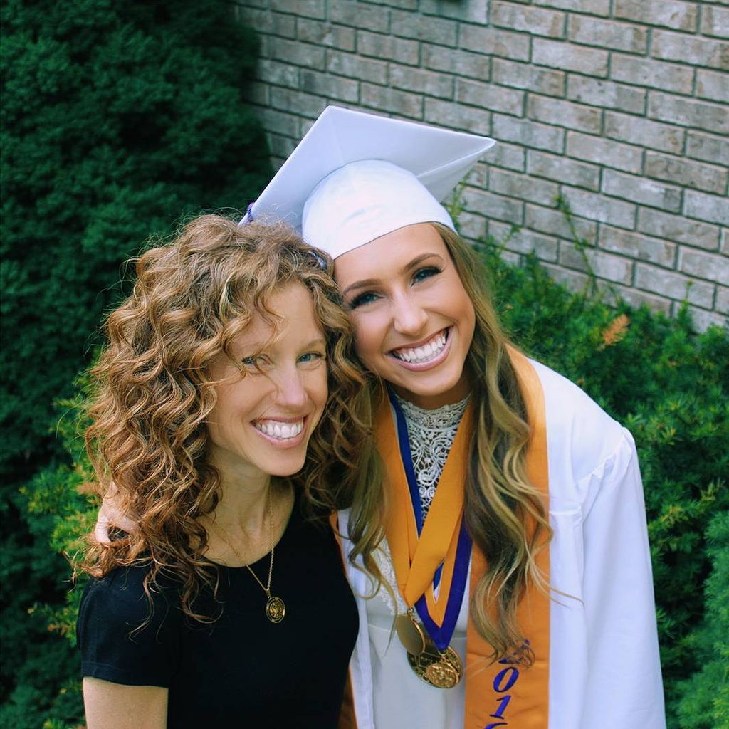 Anna at her high school graduation