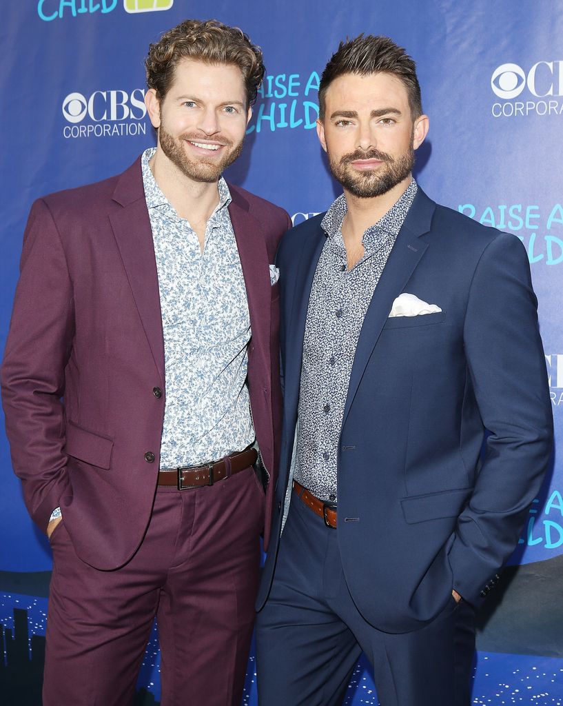 HOLLYWOOD, CA - JUNE 23:  Jonathan Bennett and Jaymes Vaughan attend the 6th Annual RaiseAChild HONORS -The Summer Party Gala held at Jim Henson Studios on June 23, 2018 in Hollywood, California.  (Photo by Michael Tran/FilmMagic)
