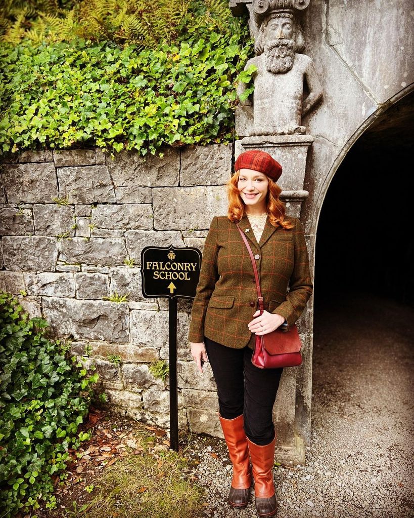 Christina Hendricks shares a glimpse of her vacation in Ireland