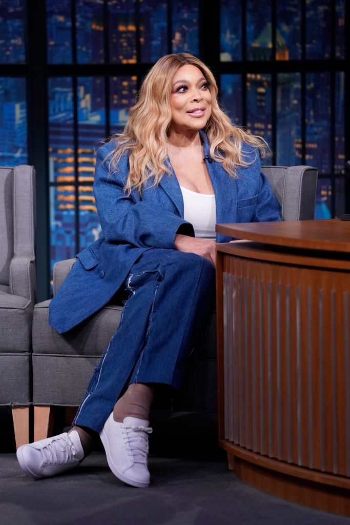 LATE NIGHT WITH SETH MEYERS -- Episode 1160A -- Pictured: Wendy Williams during an interview with host Seth Meyers on June 15, 2021 -- (Photo by: Lloyd Bishop/NBC/NBCU Photo Bank via Getty Images)