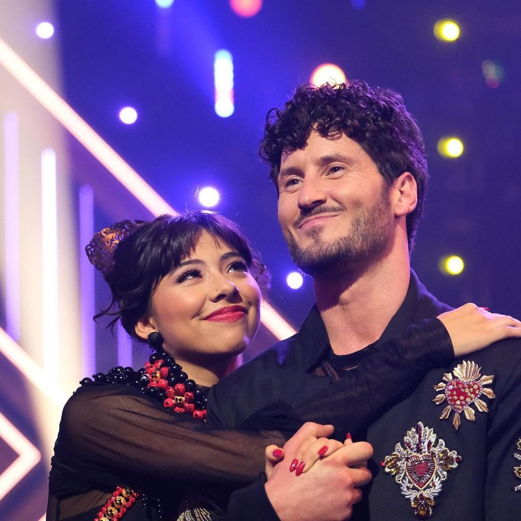 Xochitl Gomez and pro partner Val on DWTS