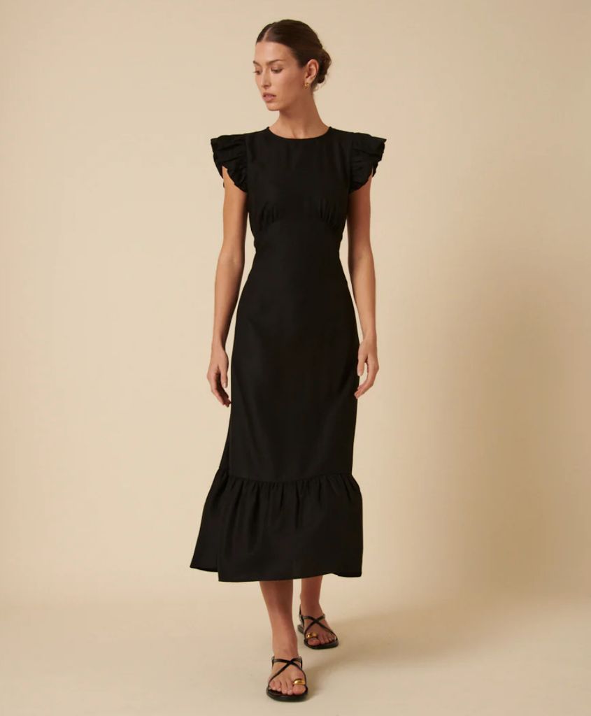 nobody's child black funeral dress