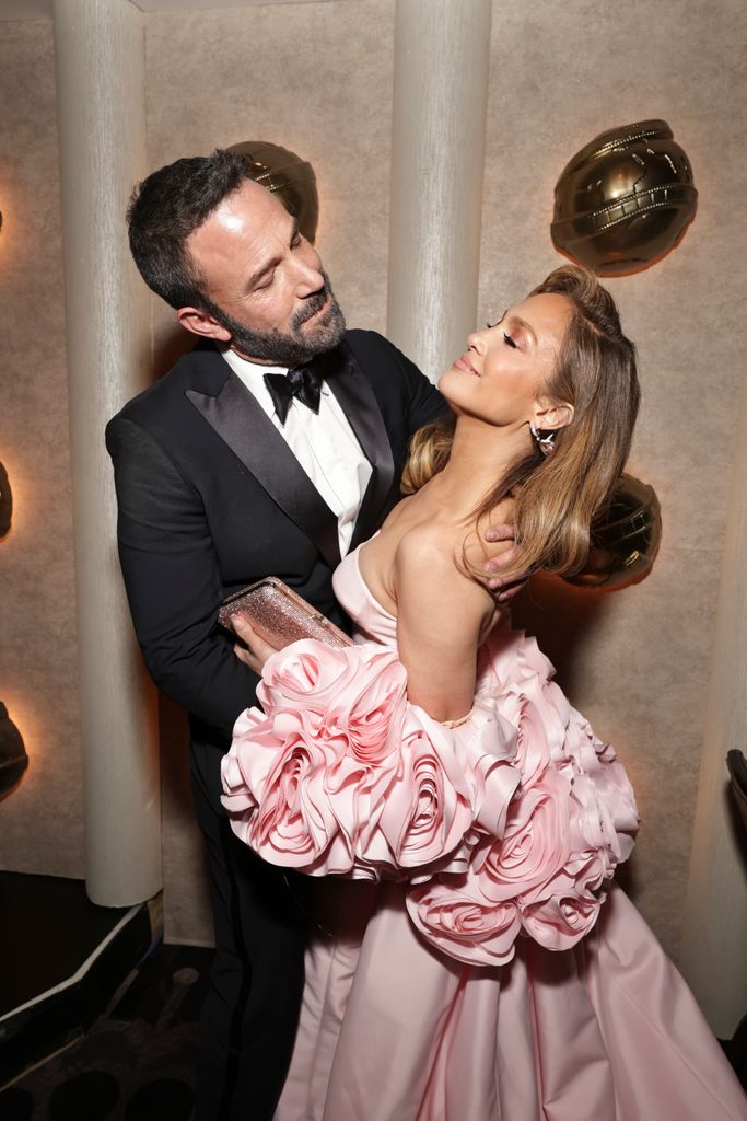 Ben Affleck and Jennifer Lopez at the 81st Annual Golden Globe Awards