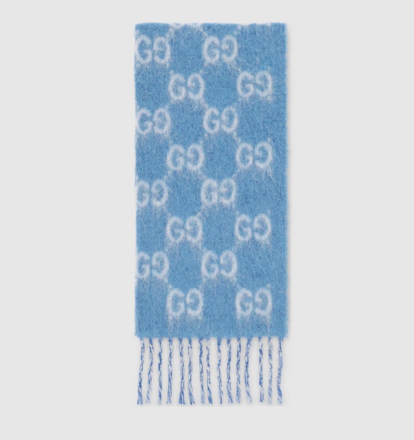 GG Alpaca Wool Blend Scarf