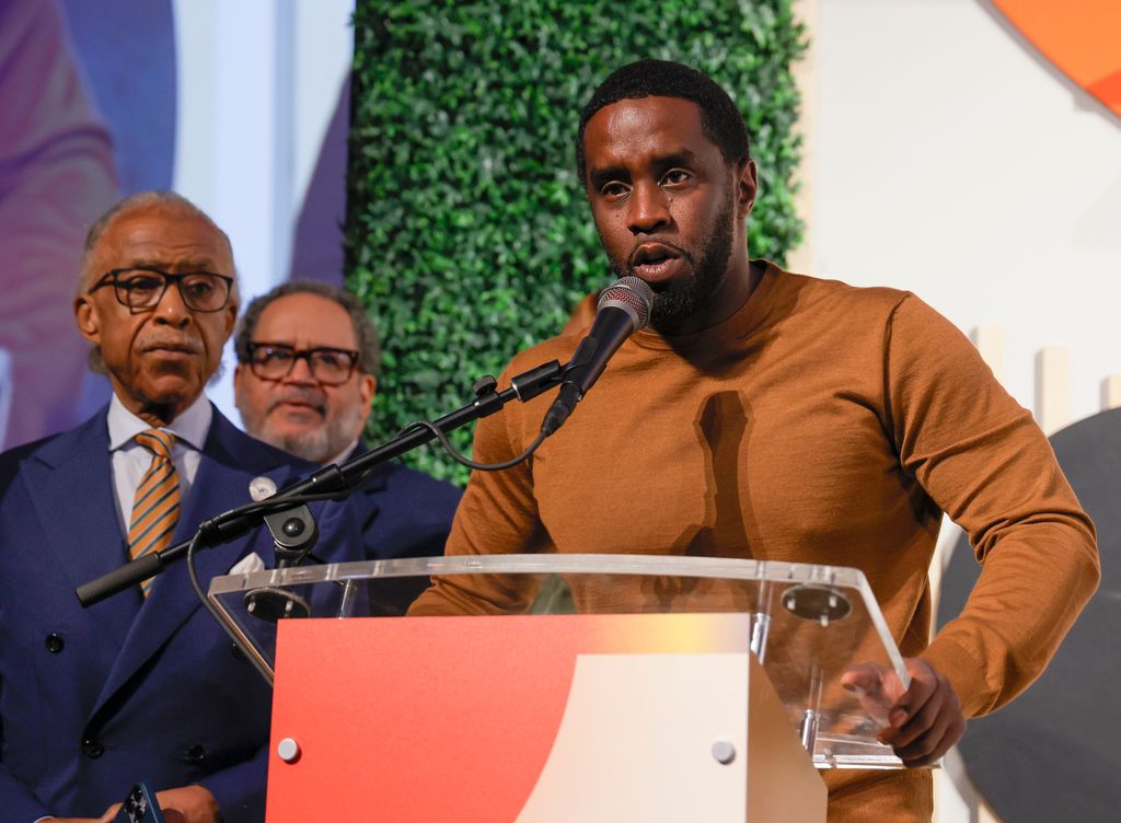 WASHINGTON, DC - SEPTEMBER 21: Sean "Diddy" Combs speaks during the Congressional Black Caucus Foundation Annual Legislative Conference National Town Hall on September 21, 2023 in Washington, DC. (Photo by Jemal Countess/Getty Images for Congressional Black Caucus Foundation)