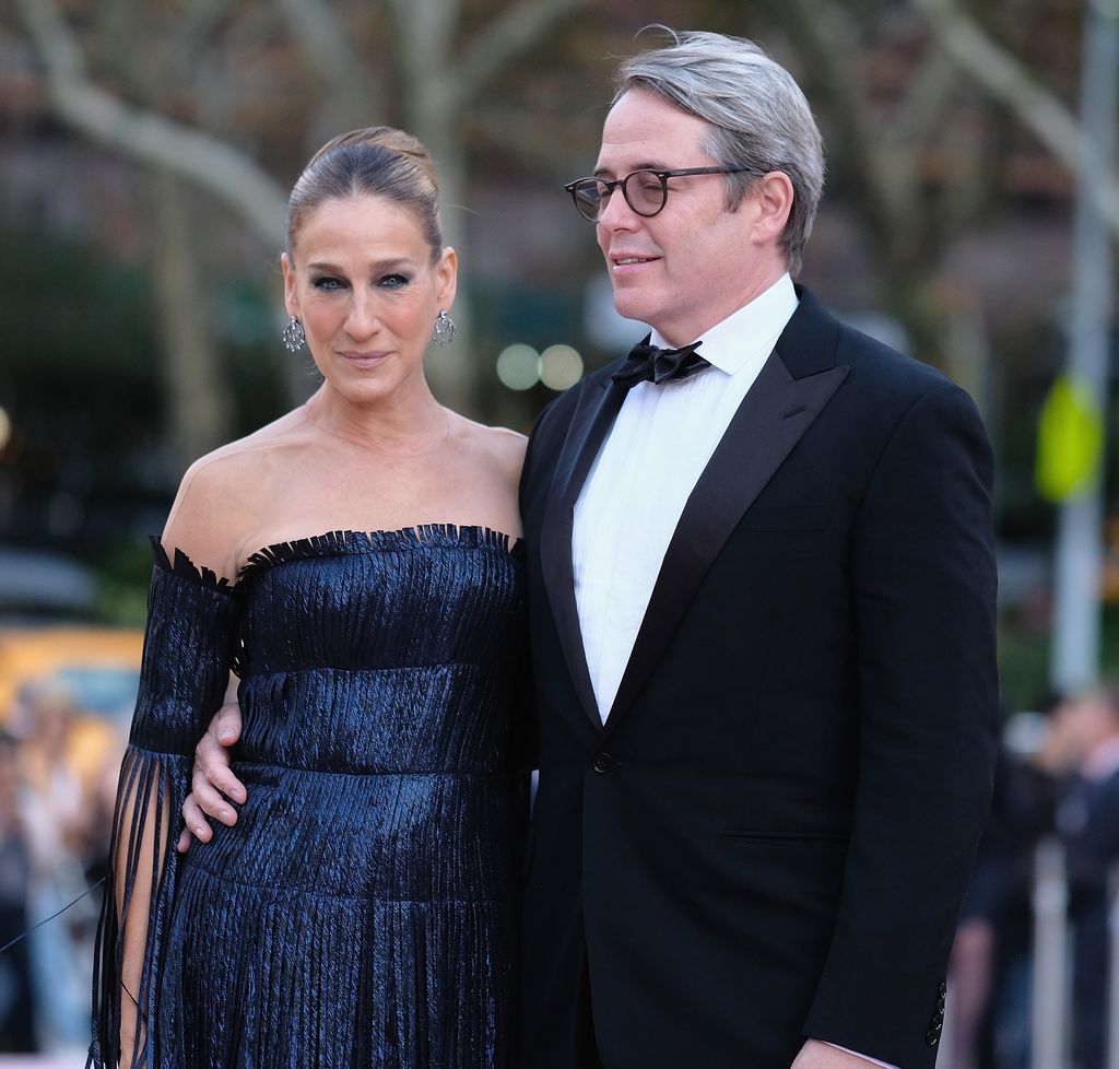 Sarah Jessica Parker and Matthew Broderick in black tie