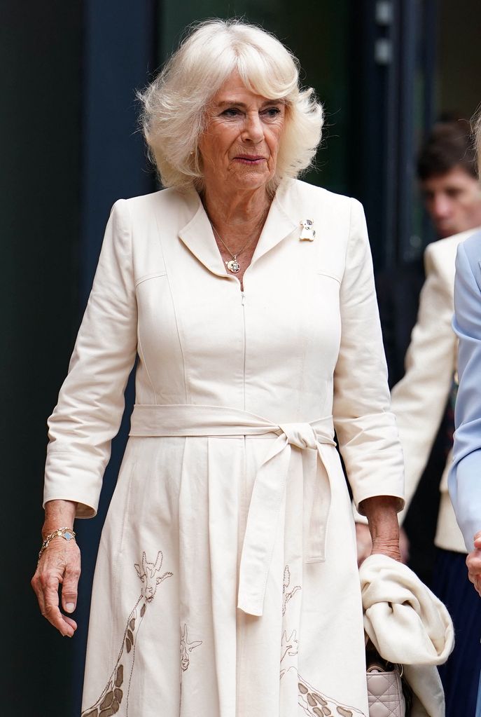 Queen Camilla walks 