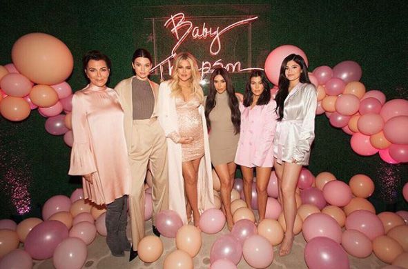 khloe kardashian sisters baby shower