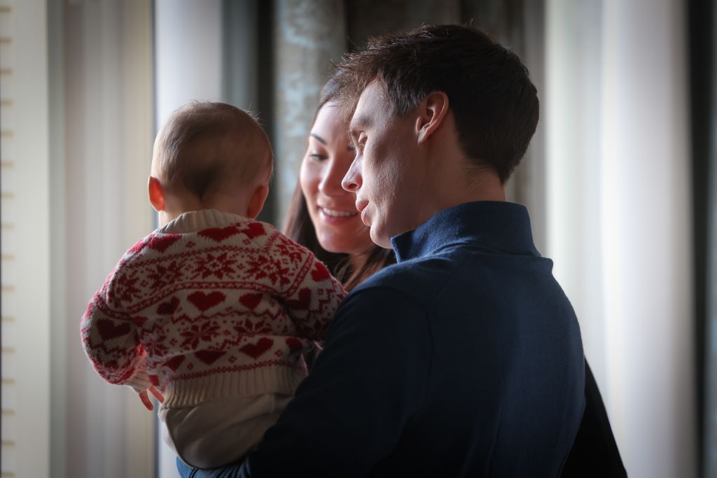 Louis and Marie Ducruet with their baby daughter Victoire