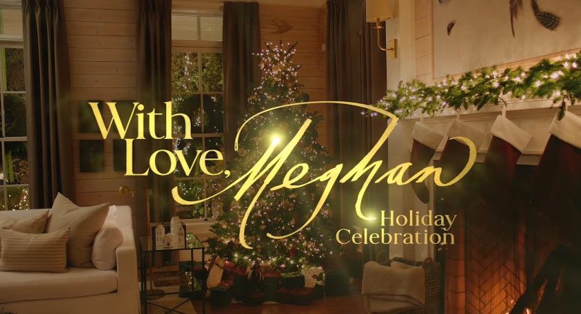 With Love, Meghan holiday celebration still from Netflix