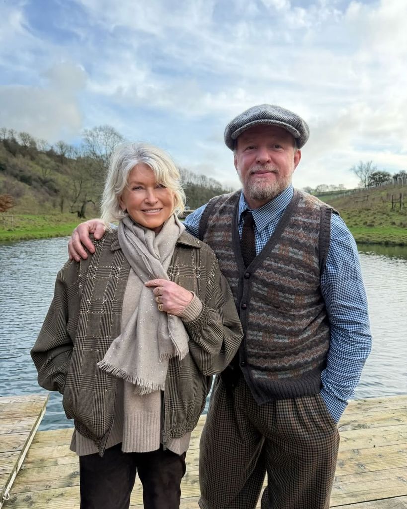 Martha recently visited Guy in the countryside