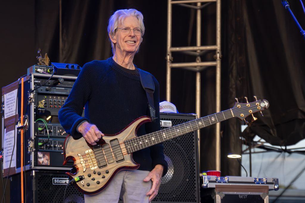 Phil Lesh performs as Phil Lesh & Friends during the Great South Bay Music Festival at Shorefront Park on July 22, 2023