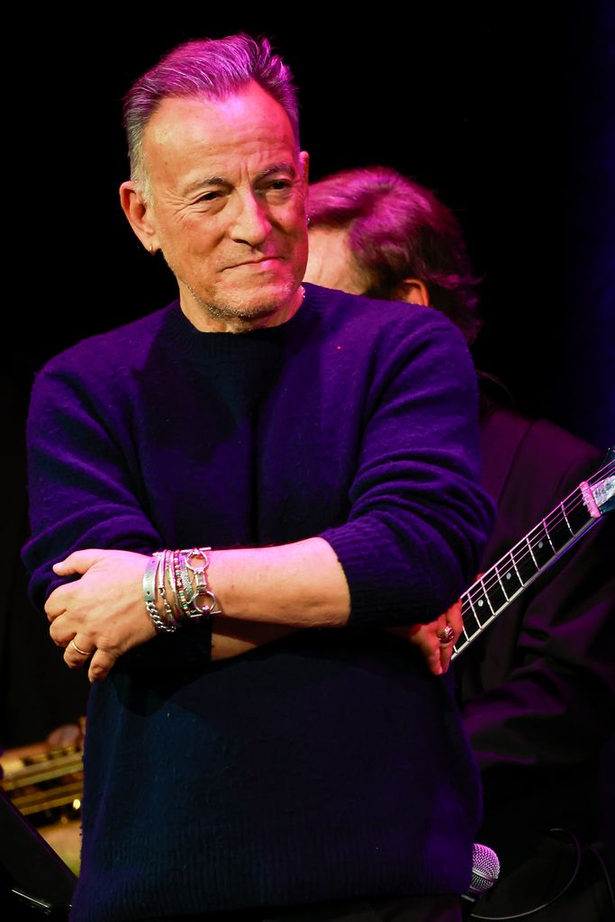 Bruce Springsteen attends the "Love For The Holidays" concert at Town Hall on November 30, 2023 in New York City