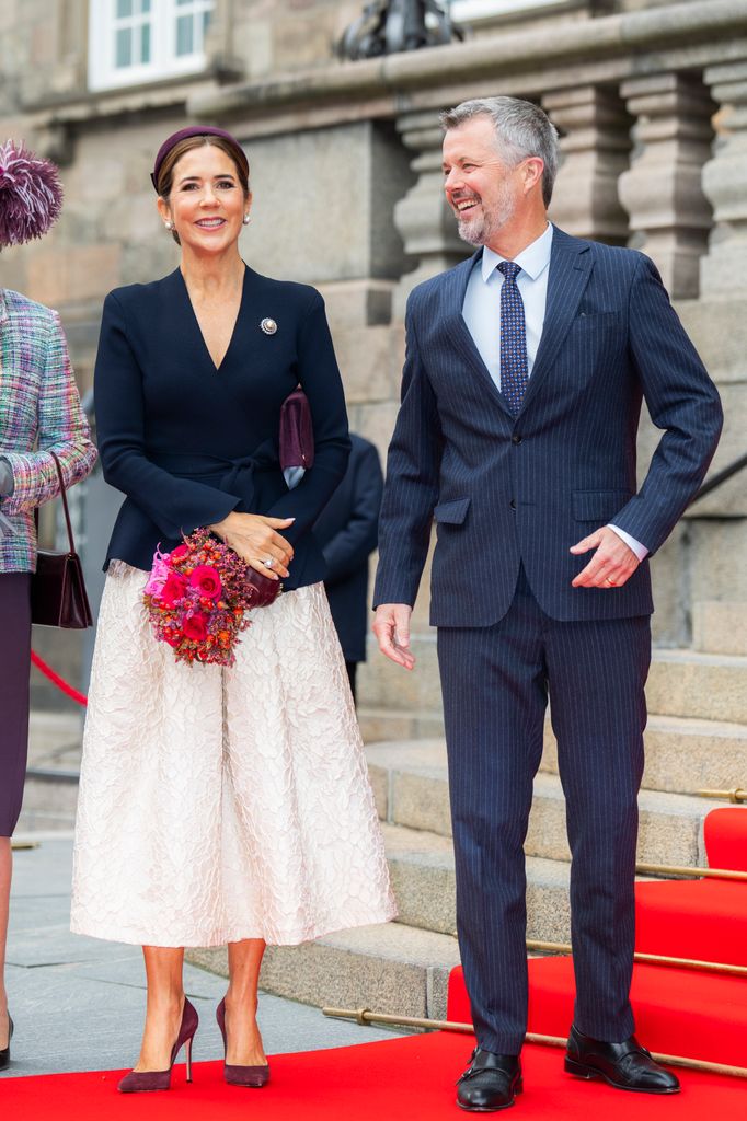 Queen Mary of Denmark and King Frederik X attend the Parliament Opening at Christiansborg Palace