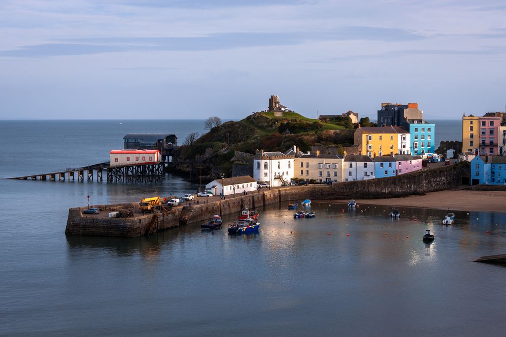 Pier, Lifeboat Station, Tenby, Pembrokeshire, Wales