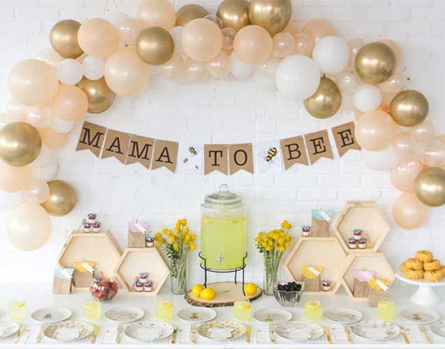 Mama To Bee Baby Shower Kit | Bumblebee Party Decorations