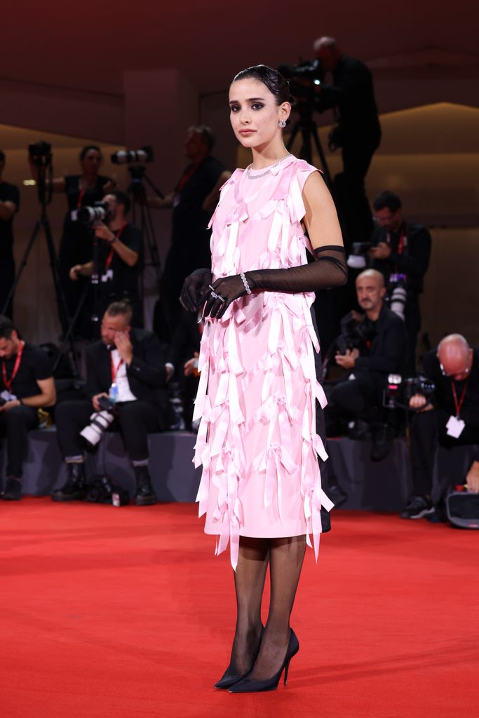 Livia Nunes Marques attends a red carpet for "El Jockey" (Kill The Jockey) during the 81st Venice International Film Festival on August 29, 2024 in Venice, Italy