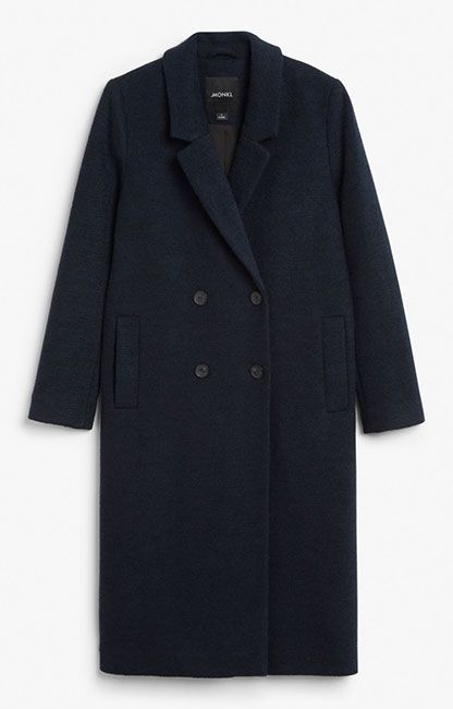 monki navy coat