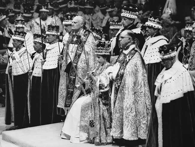The Queens coronation 1953