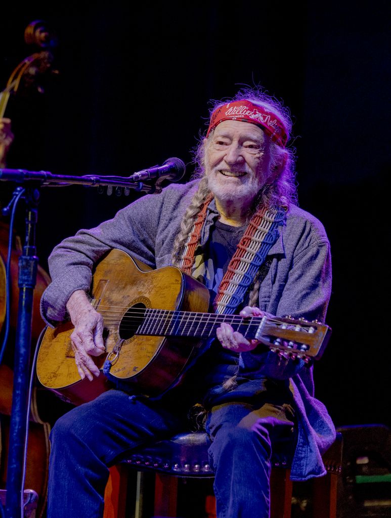 LINCOLN, NEBRASKA - MAY 15: Willie Nelson performs in concert at Pinewood Performing Arts on May 15, 2024 in Lincoln, Nebraska. (Photo by Gary Miller/Getty Images for Shock Inc)