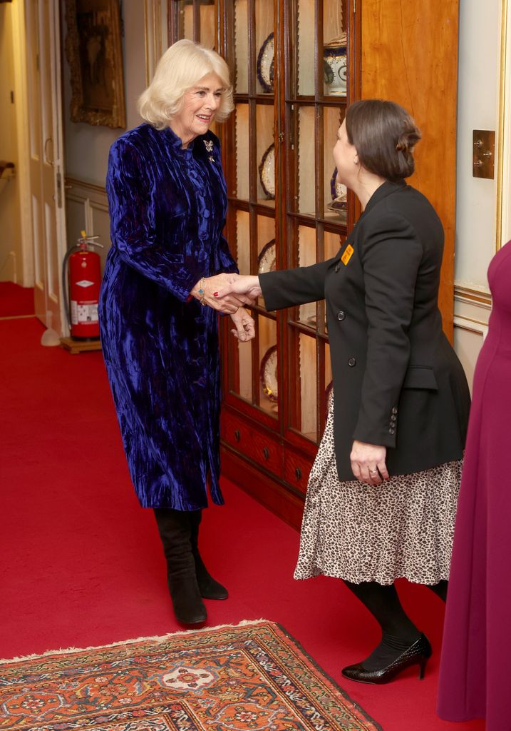 Queen Camilla couldn't haven't looked happier