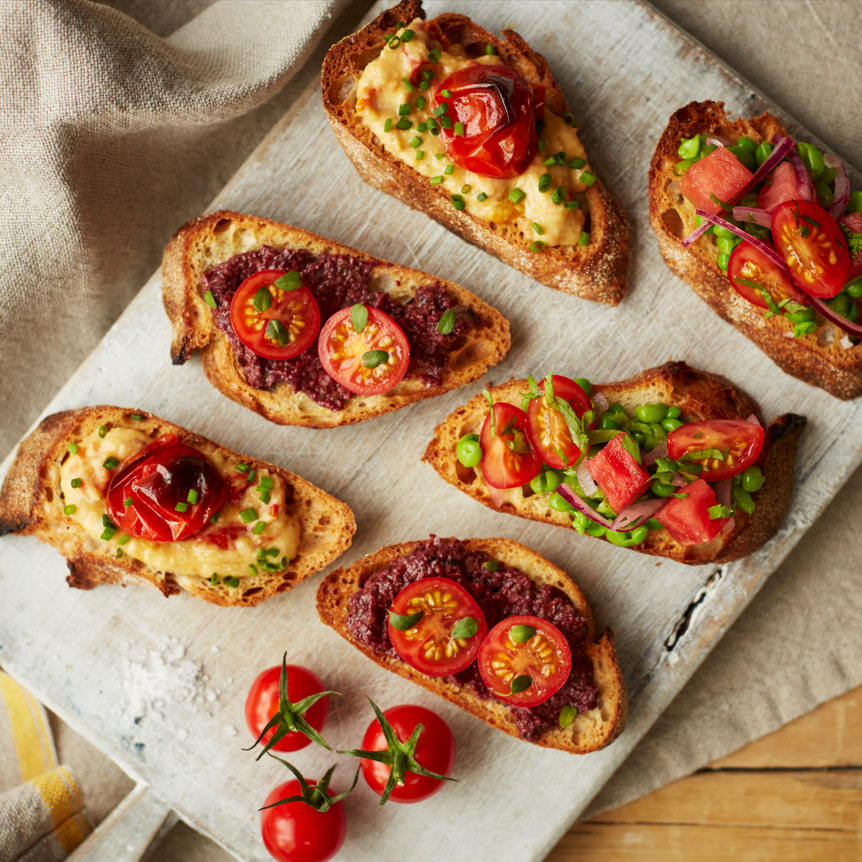 tomato toasts