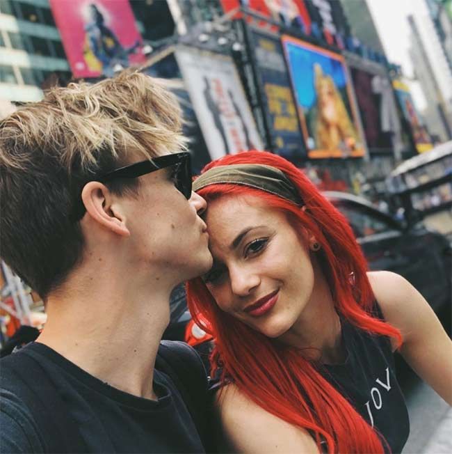 Joe Sugg Dianne Buswell Times Square