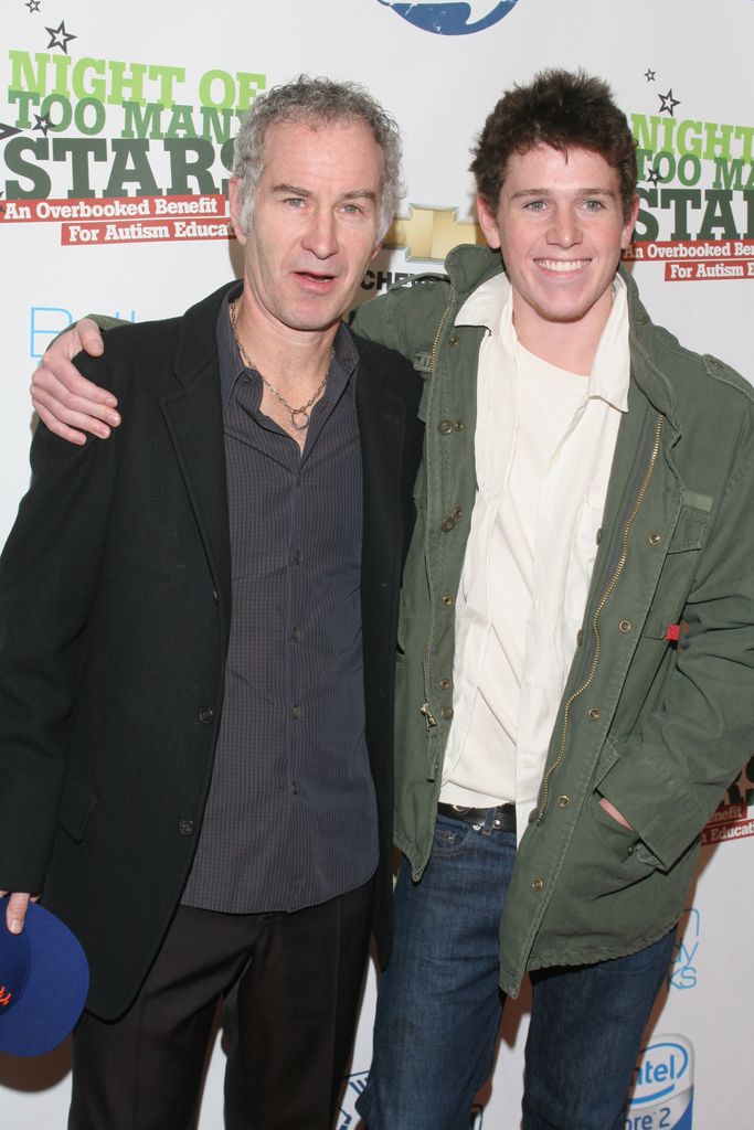 John McEnroe and son Sean
